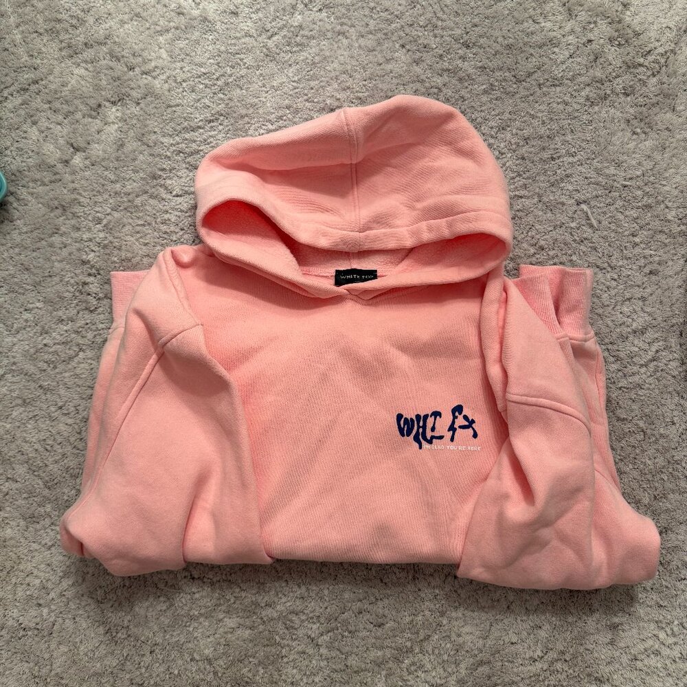 White fox hoodie